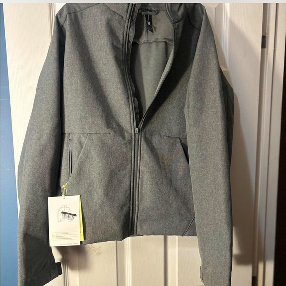 All in Motion Light Gray Fleece Jacket - Picture 1 of 5
